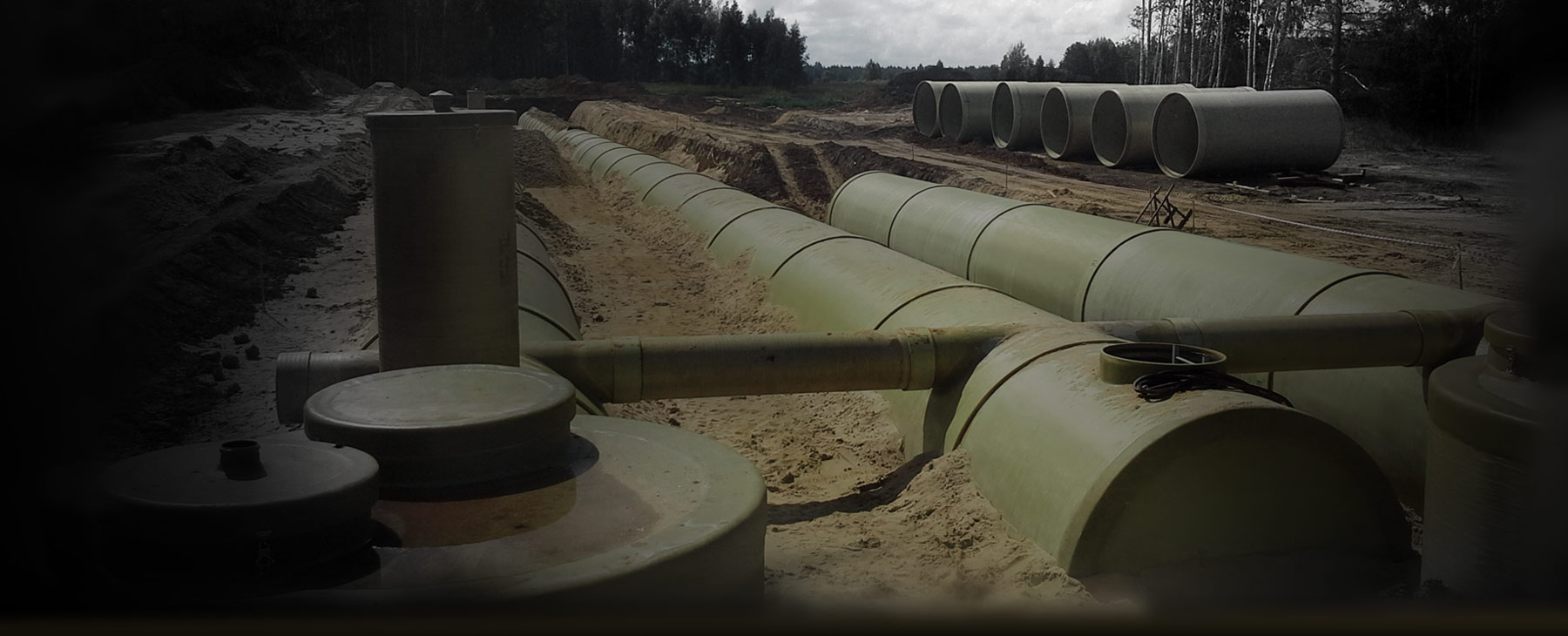 КНС Очистные сооружения из стеклопластика