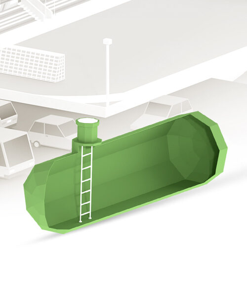 Стеклопластиковая накопительная емкость