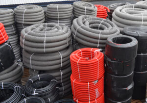 одностенные дренажные трубы