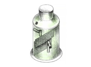 жироуловитель вертикальный